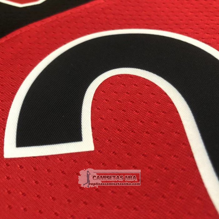Camiseta Toronto Raptors Kawhi Leonard NO 2 Icon 2022-23 Rojo
